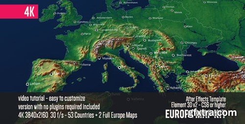 Videohive Europe Map Kit 19493995