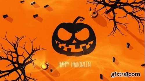 Videohive Halloween Logo Intro 13125510