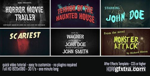 Videohive Horror Movie Trailer 5727232