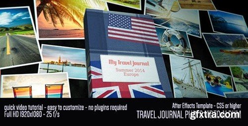 Videohive Travel Journal Photo Video Album 8714067