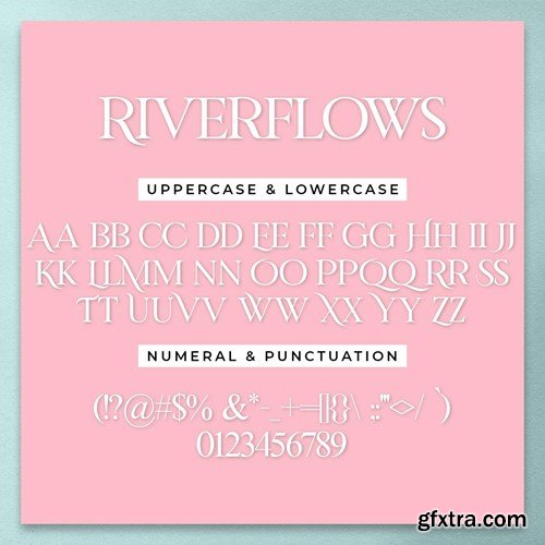 Riverflows - Modern Serif Typeface 9BULNVR