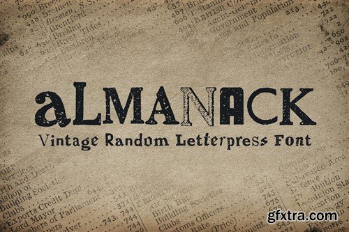 Almanack Font R5TEMAP