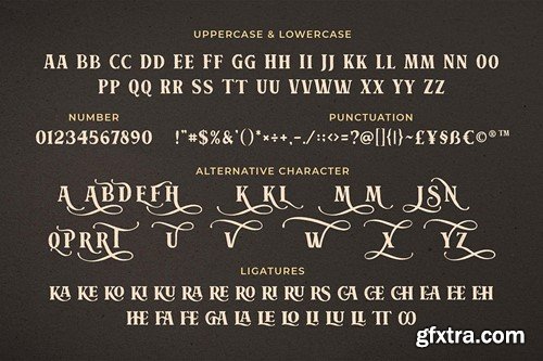 Crafter Signature a Font Combination MPRU34T