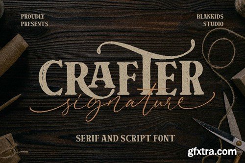 Crafter Signature a Font Combination MPRU34T