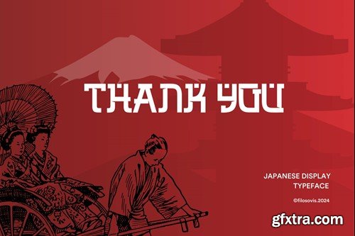 Arigaktau | Japanese Display Typeface HCCXP9P