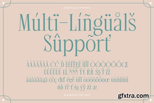 Konstella – Sophisticated Ligature Serif 8KGEN34