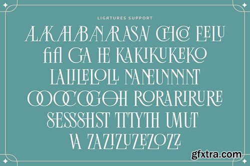 Konstella – Sophisticated Ligature Serif 8KGEN34