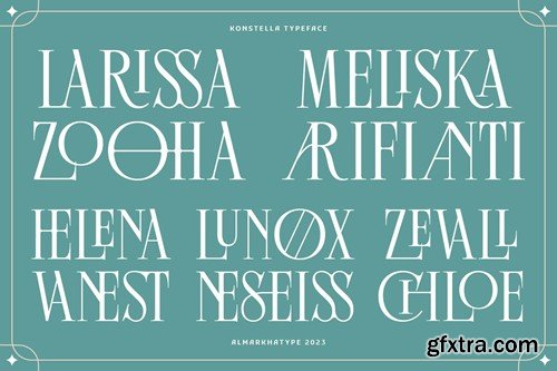 Konstella – Sophisticated Ligature Serif 8KGEN34