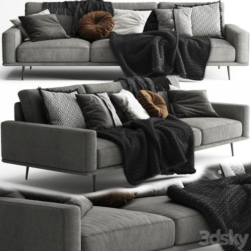 BoConcept Carlton Sofa 3 Seats - Scandinavian Set