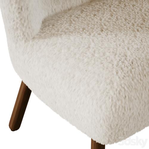 ZARA HOME TERRYCLOTH ARMCHAIR