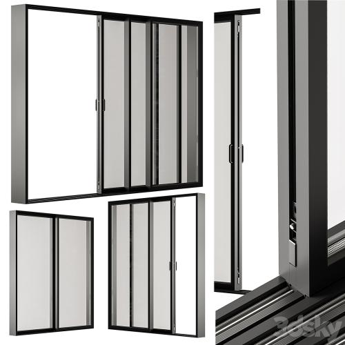 Sliding Metal Window - Windows Set 20