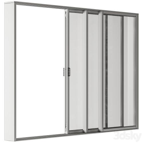 Sliding Metal Window - Windows Set 20