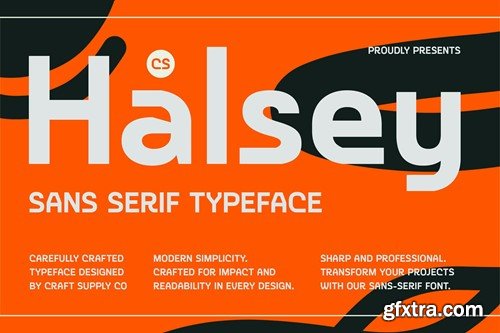 CS Halsey – Sans Serif Typeface 33KFXNJ