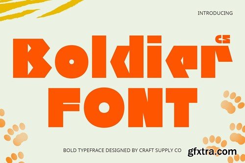 CS Boldier – Bold Font FMRMAHF