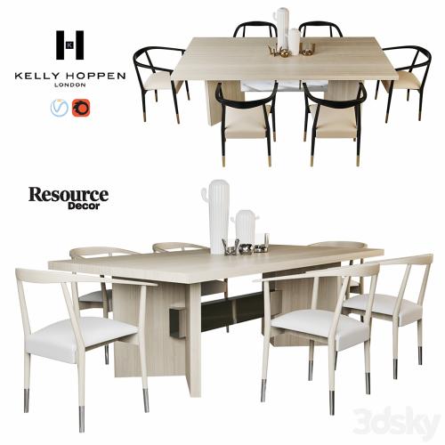 kelly hoppen dining set