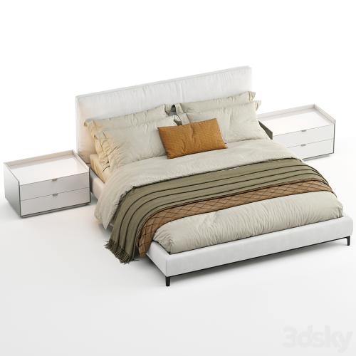 Bed minotti andersen