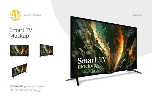 Smart TV Mockup Set