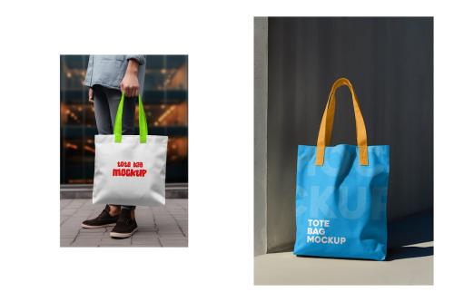 Tote Bag Mockup in Graphic Templates