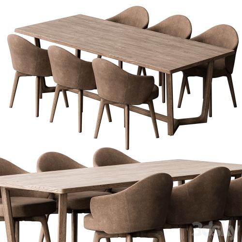 Dinning Table Wooden - Set 30