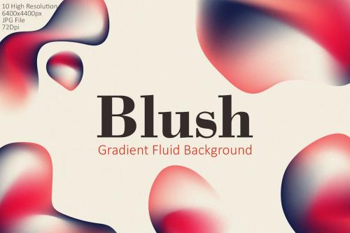 Blush Gradient Fluid Background