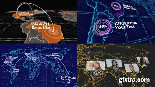 Videohive World Map KIT 20592273