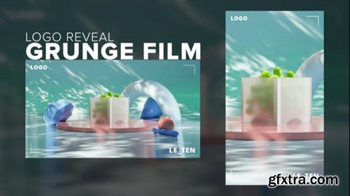 Videohive 3D Grunge Film Apples Logo Reveal 53205570