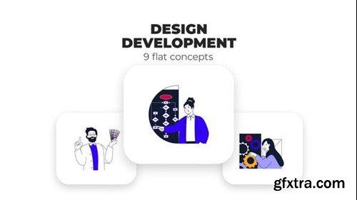 Videohive Design Development - Flat Concept 53041082