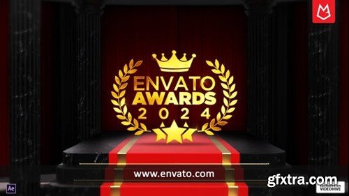 Videohive Luxury Royal Gold Logo Reveal On Red Carpet 53202445