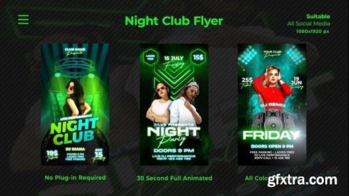 Videohive Night Club Flyers 53192890