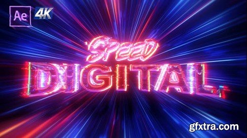 Videohive Speed Digital Intro Logo 53057772