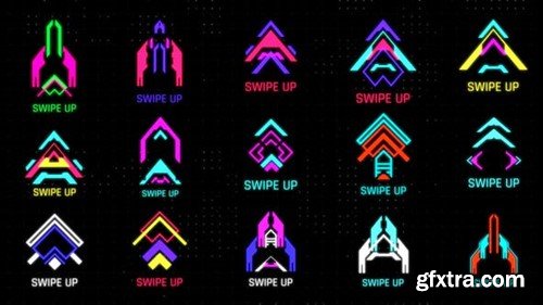 Videohive HUD Swipe Ups 53192021