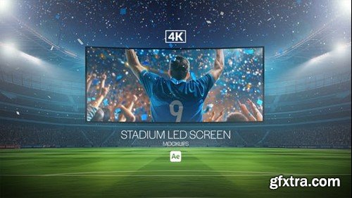 Videohive Stadium LED Screen Mockups 52493336