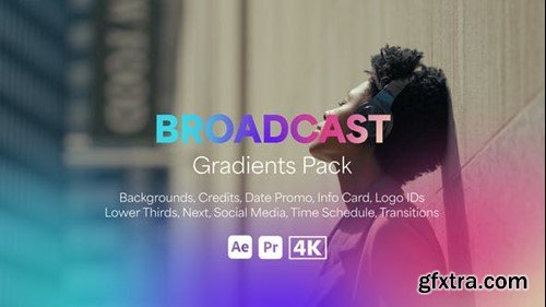 Videohive Broadcast Gradients Pack 48773986