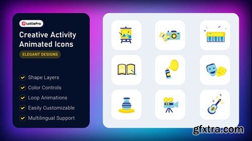 Videohive Creative Activity Animated Icons 53166476