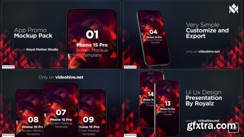 Videohive App Promo Phone Mockup Slideshow 52718217