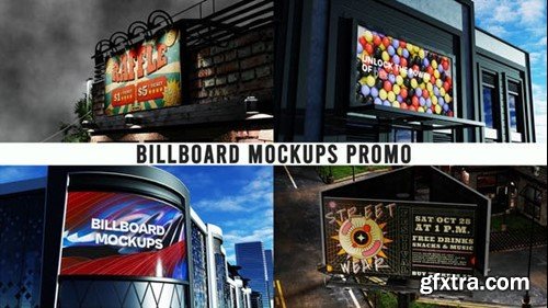 Videohive Billboard Mockups 53177913