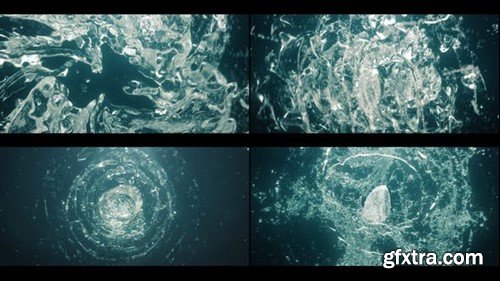 Videohive Water Swirl Aqua Vortex Splash Logo 52638893