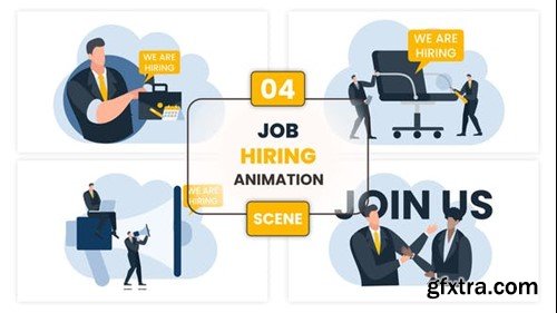 Videohive Job Hiring Animation Scene 53165690