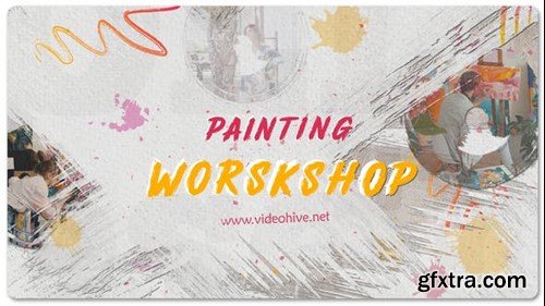 Videohive Painting Workshop Slideshow 53164652