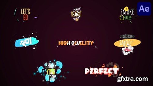 Videohive Smoke Titles for After Effects 53155668