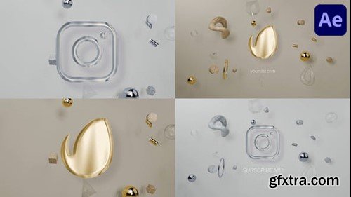 Videohive Glass Geometry Logo for After Effects 53203520