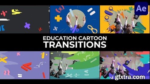 Videohive Education Cartoon Transitions for After Effects 53181667