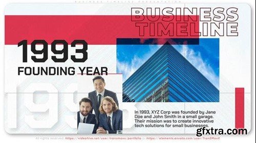 Videohive Business Timeline Presentation 53254038