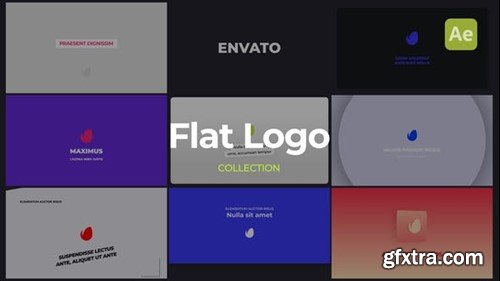 Videohive Flat Logo Collection 53253780