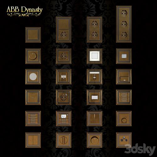 Outlets and switches Abb Dynasty, antique brass