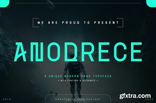 Anoderce - Unique Modern Sans Typeface XYJXXKK