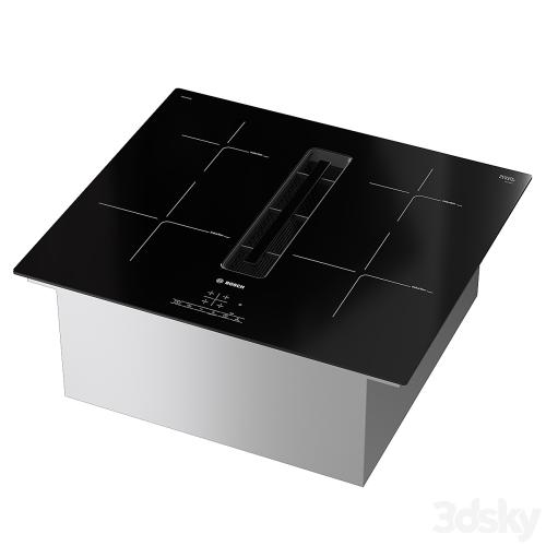 Hob with Bosch extractor hood