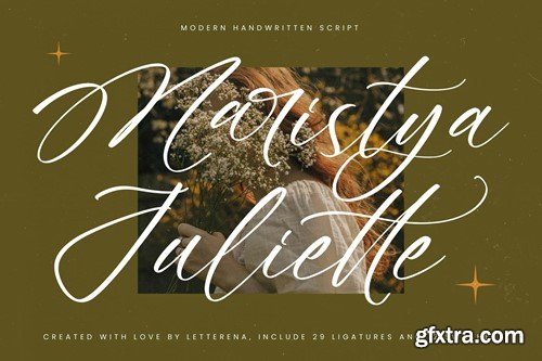 Maristya Juliette Modern Handwritten Script 7KPBXKQ