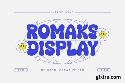 Romaks - Display Font 2B822PQ