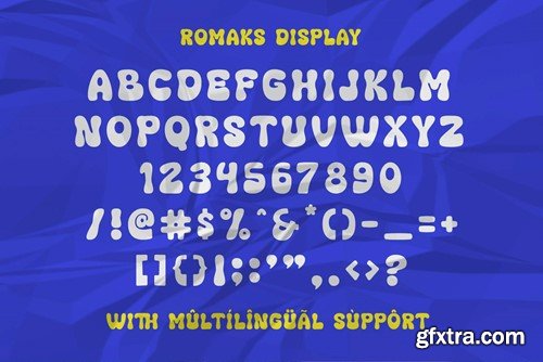 Romaks - Display Font 2B822PQ